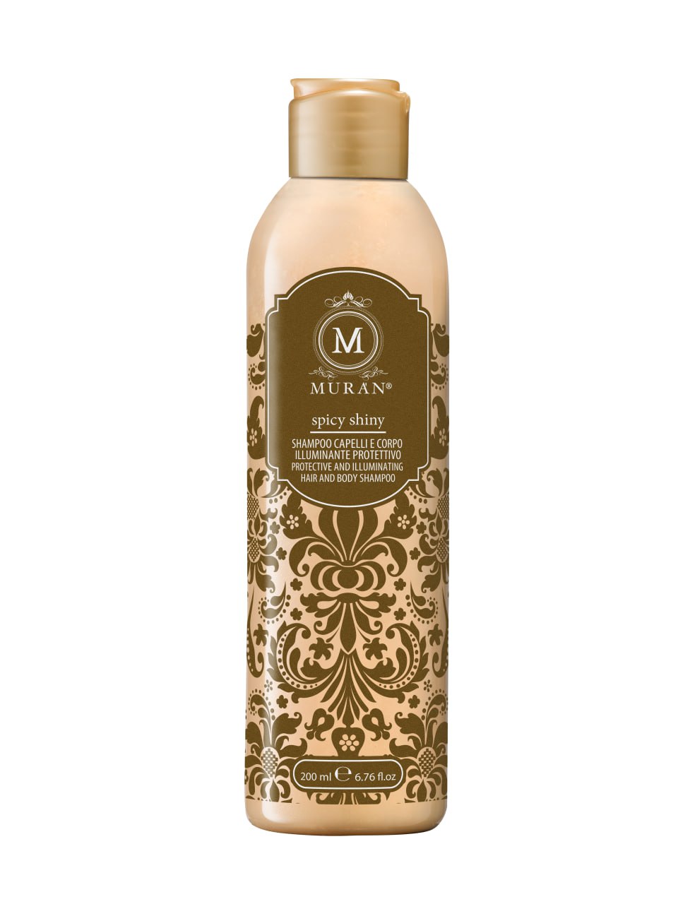 MURAN Spicy Shiny Protective and illuminating hair and body shampoo 200ml - Захисний шампунь для сяйва волосся MURAN Spicy Shiny Protective and illuminating hair and body shampoo 200ml - Захисний шампунь для сяйва волосся